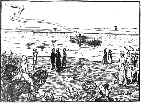 Viceroy landing at ghat